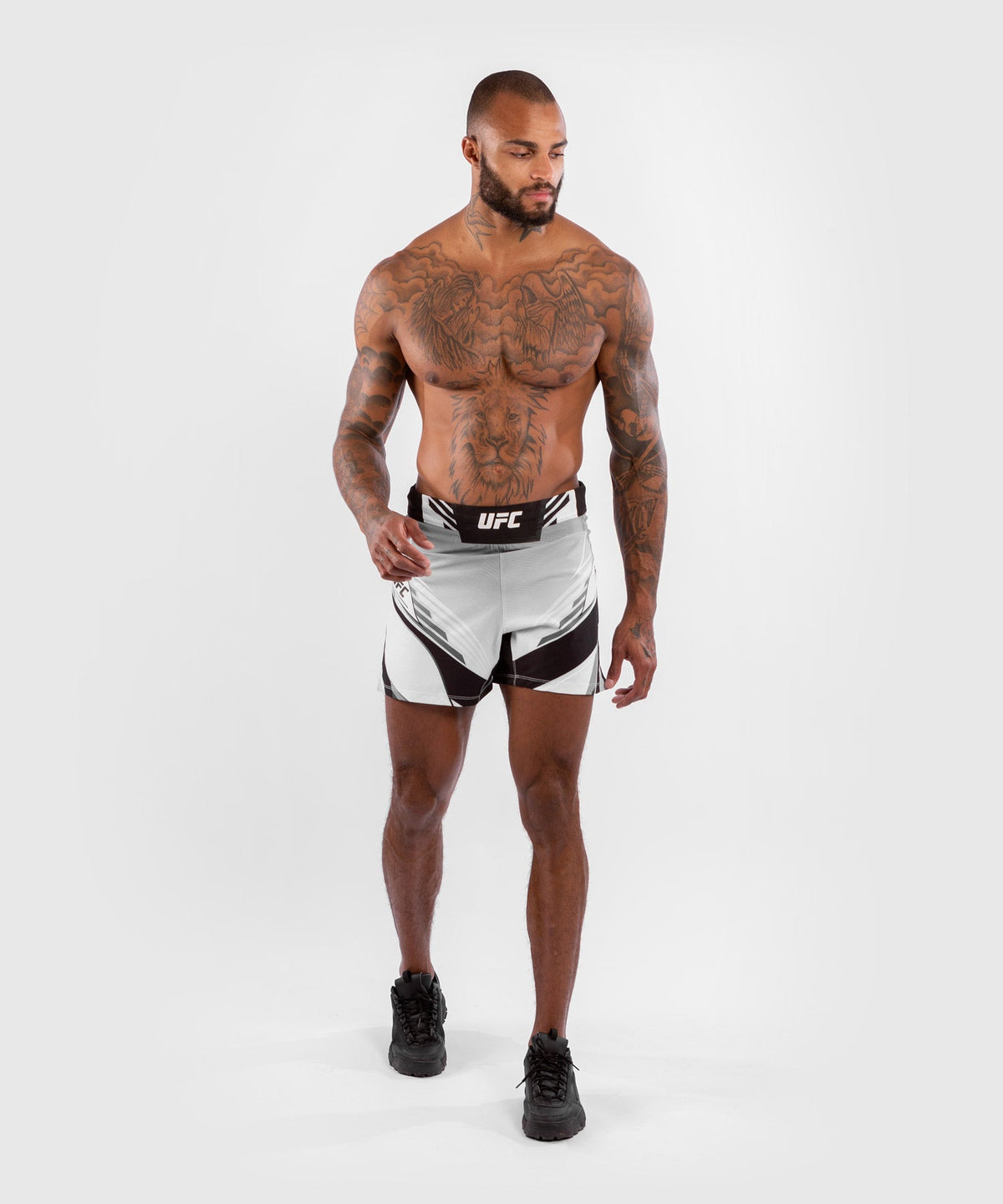 Fightshort Homme UFC Venum Authentic Fight Night - Coupe Courte - Blanc