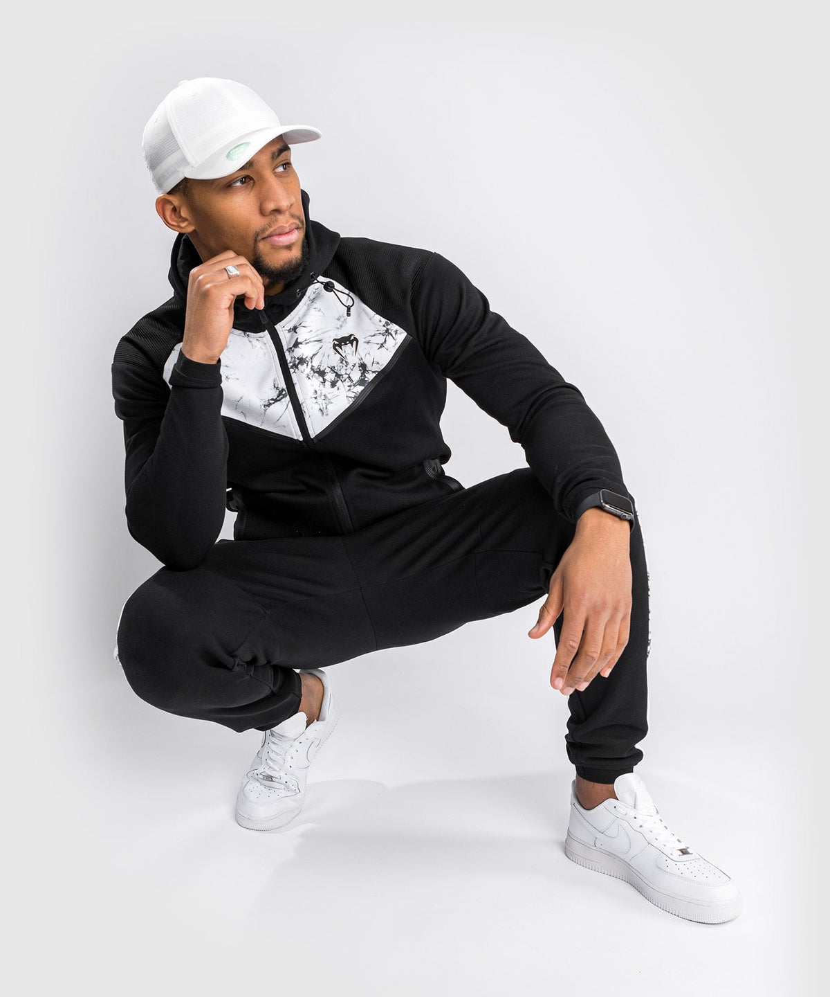 Sweatshirt Venum Laser Evo 2.0 - Noir/Marbre