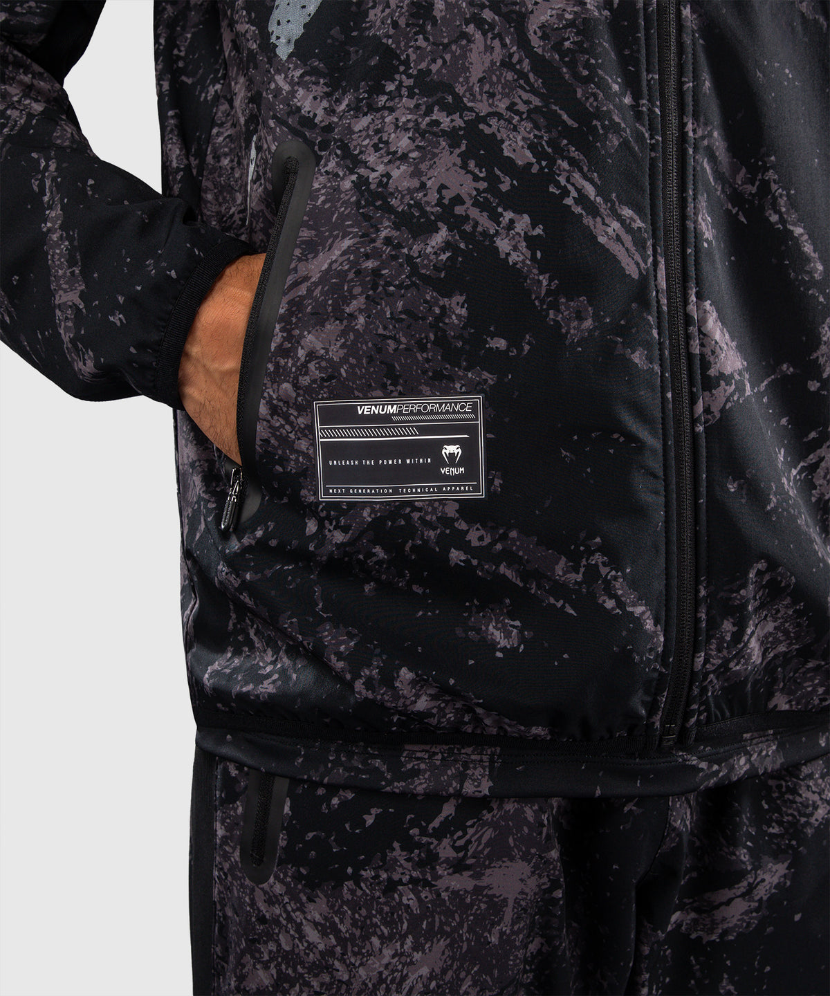 Venum Rage & Workout Track Jacket - Black/Grey