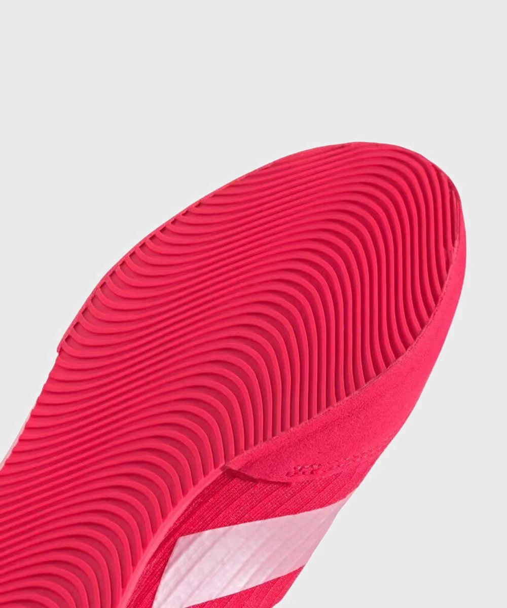 Adidas Box Hog 4 Boxschuhe - Rot/Weiß