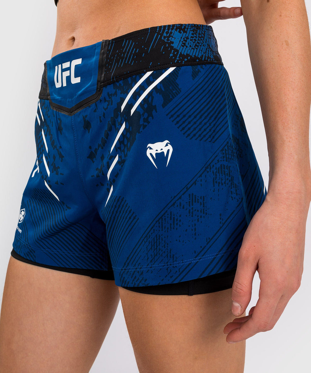 Women's UFC Adrenaline by Venum Authentic Fight Night Shorts - Blue
