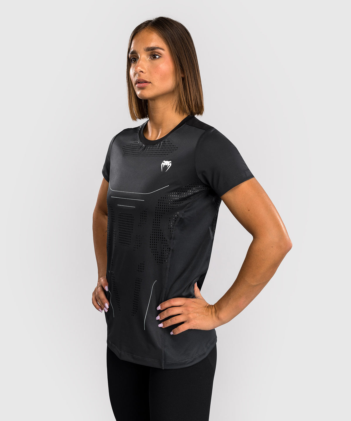 Venum Technical 3.0 Camiseta Dry Tech para Mujeres - Storm Grey