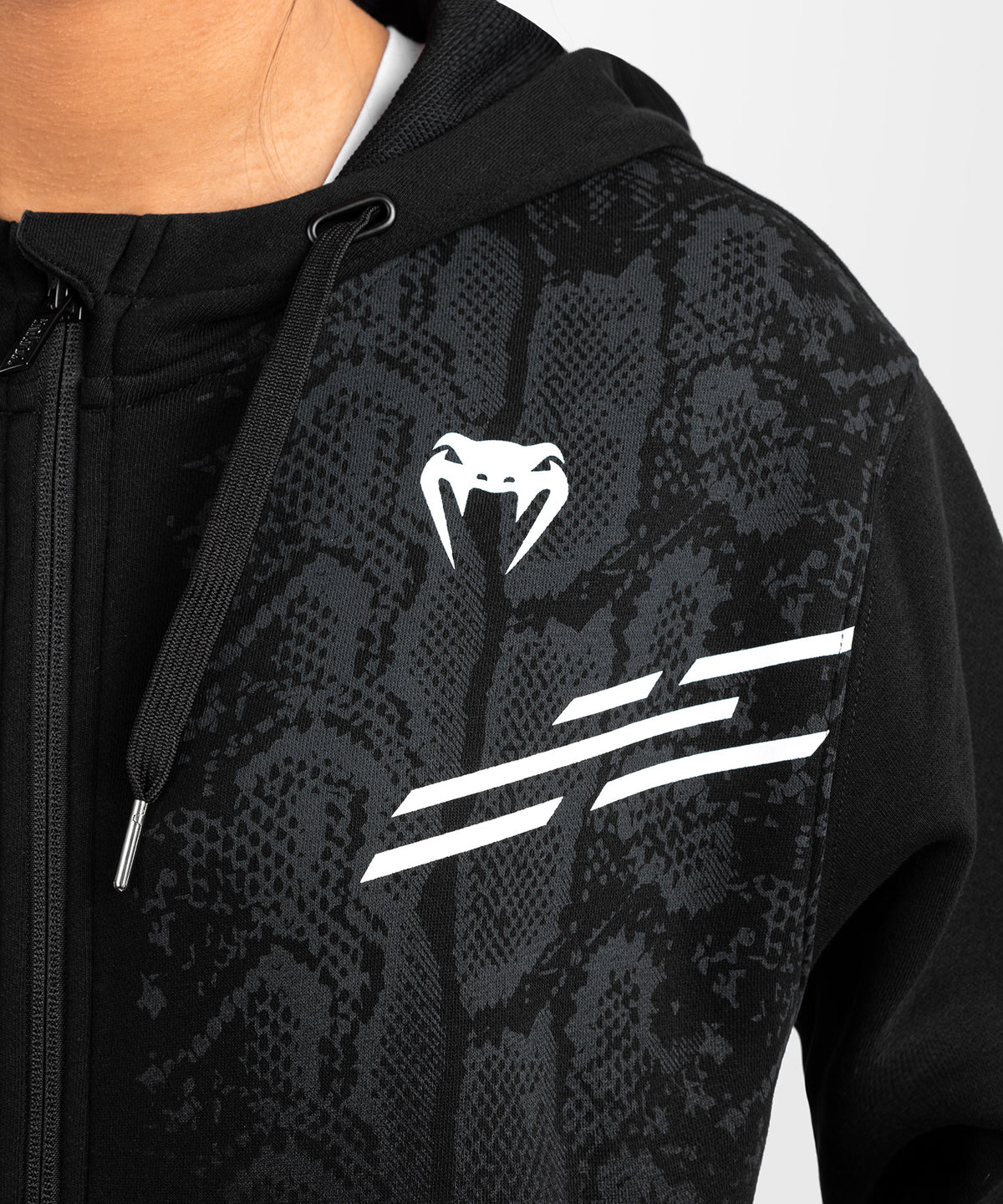 UFC Adrenaline by Venum Replica Women’s Zip Hoodie - Black
