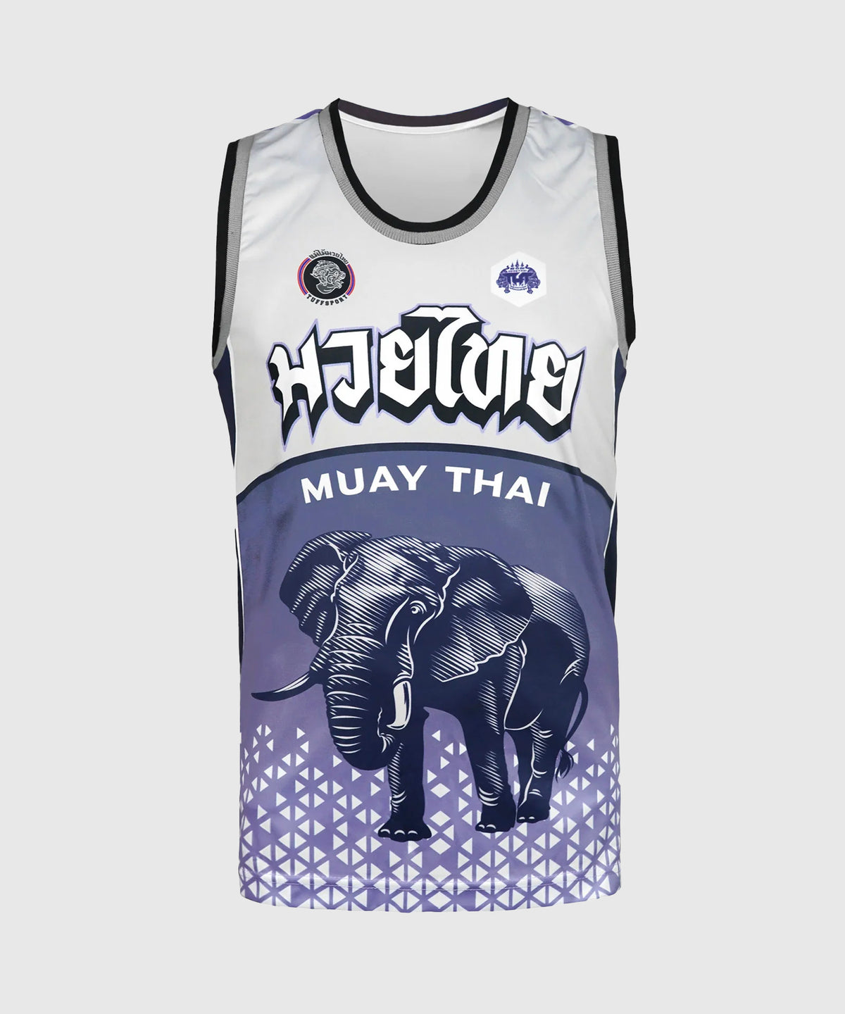 Tuff Top War Elephant Canotta - Bianco/Viola