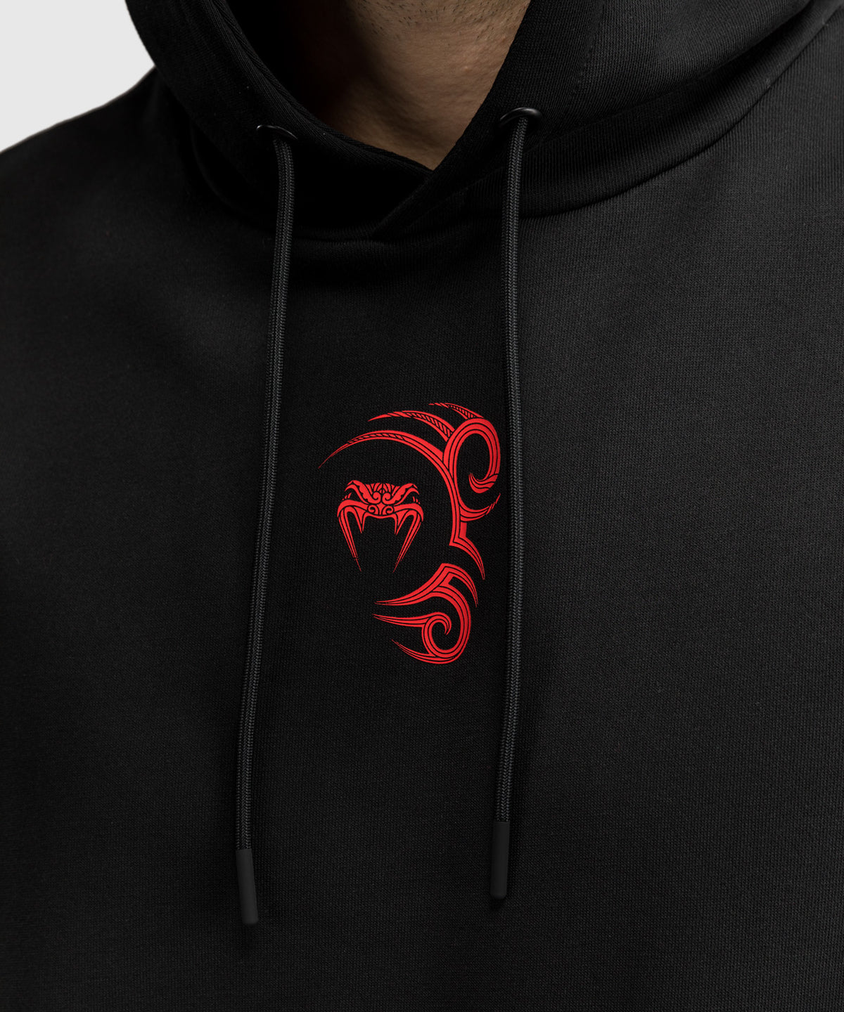 Venum x Mike Tyson Tiger Sudadera Sin Mangas - Negro Profundo/Rojo Intenso