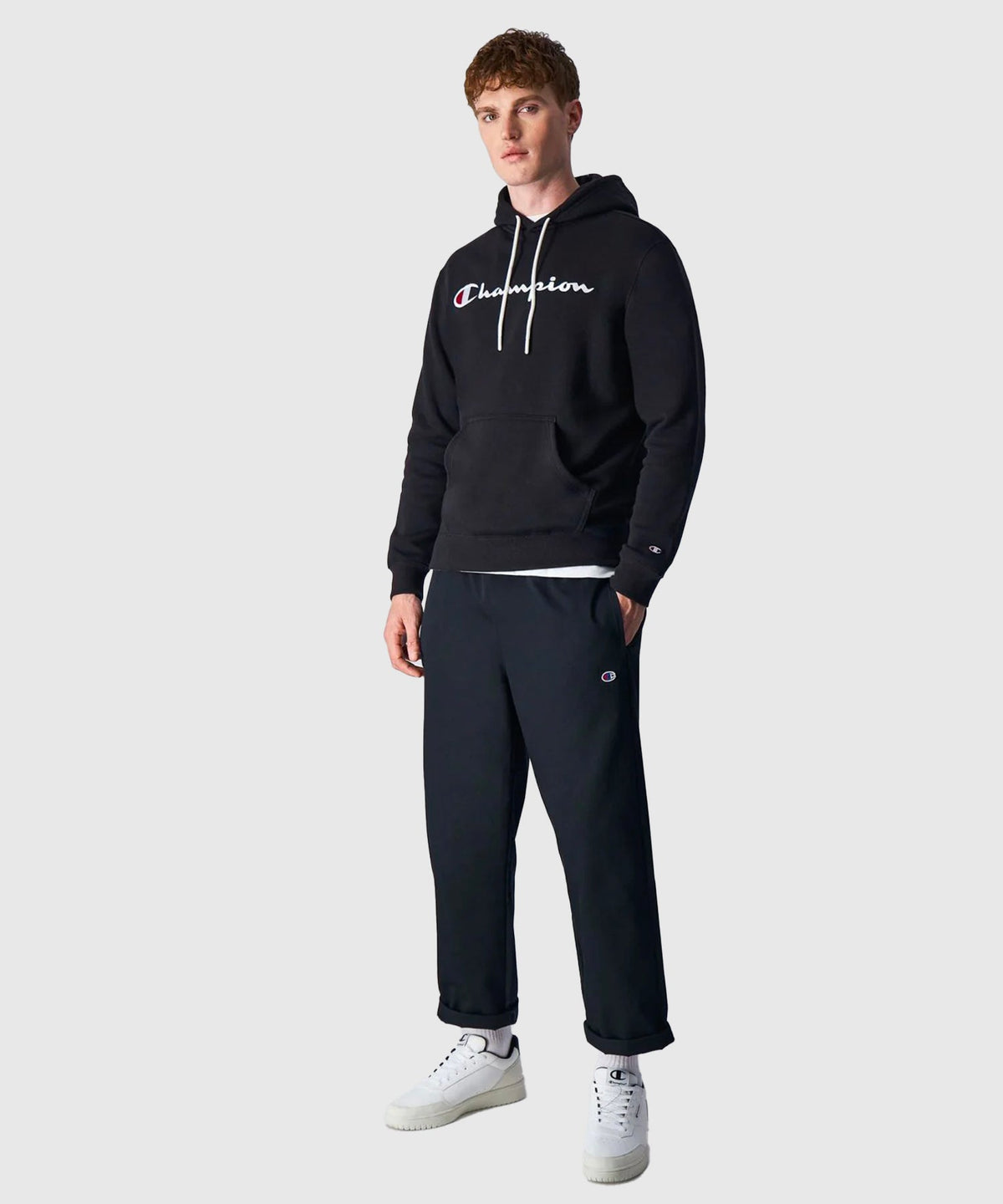 Champion Legacy Sudadera con Capucha – Negro