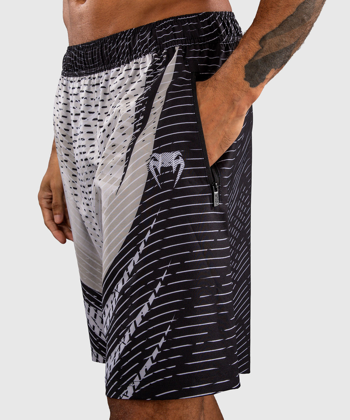 Venum Galactic 3.0 Trainingsshorts - Cremeweiß/Schwarz