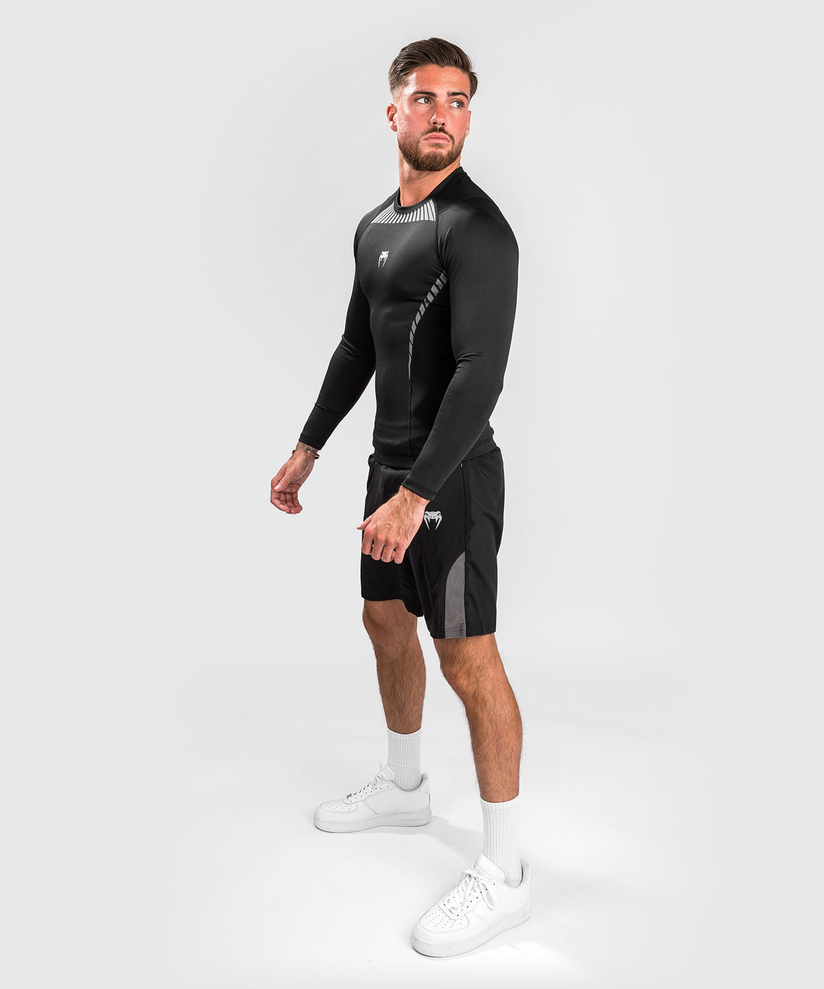 Rashguard Venum Jaws 2.0 - Manches Longues - Noir