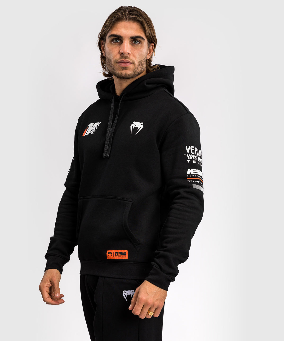 Venum Motorsport Hoodie - Tiefschwarz
