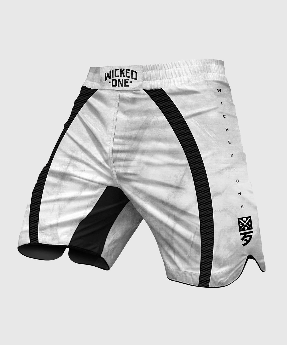 Short de MMA Wicked One Eager Contest - Blanc/Noir
