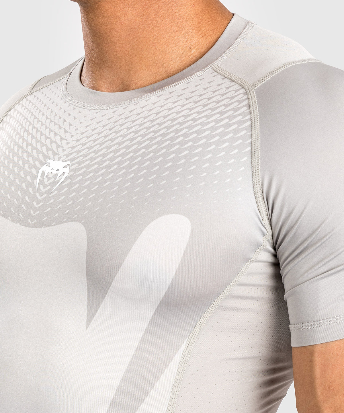 Venum Attack Rashguard a Maniche Corte da Uomo - Sabbia