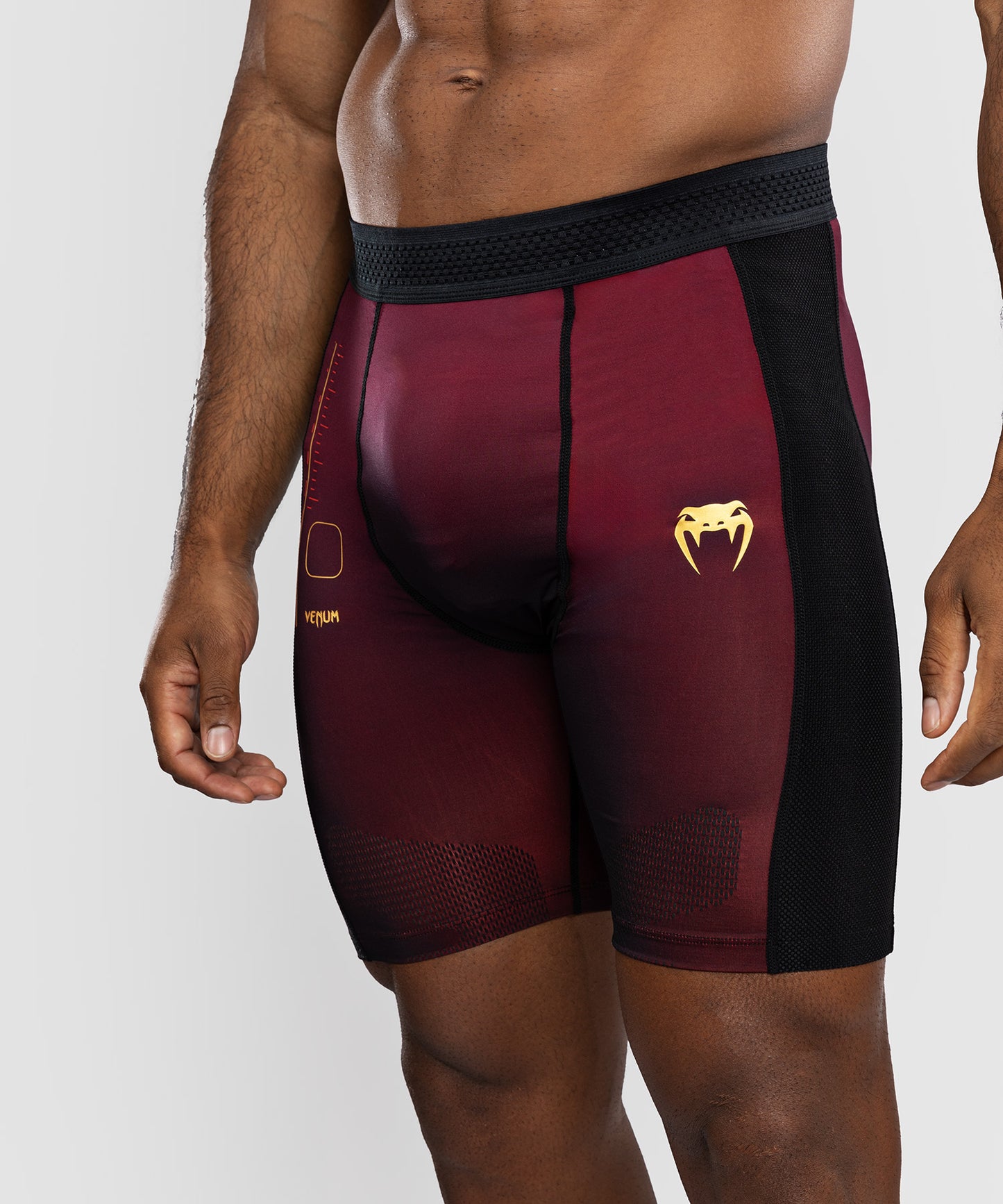 Short de compression Venum Tactical XT- Noir/Bordeaux/Or
