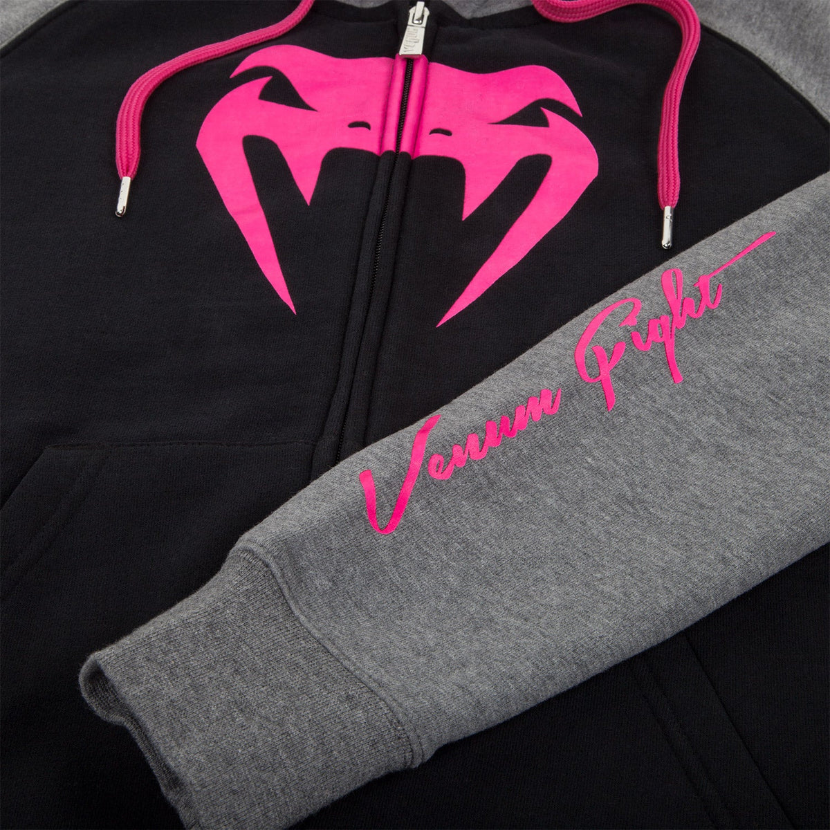 Sweatshirt Femme Venum Infinity avec zip - Logo Rose