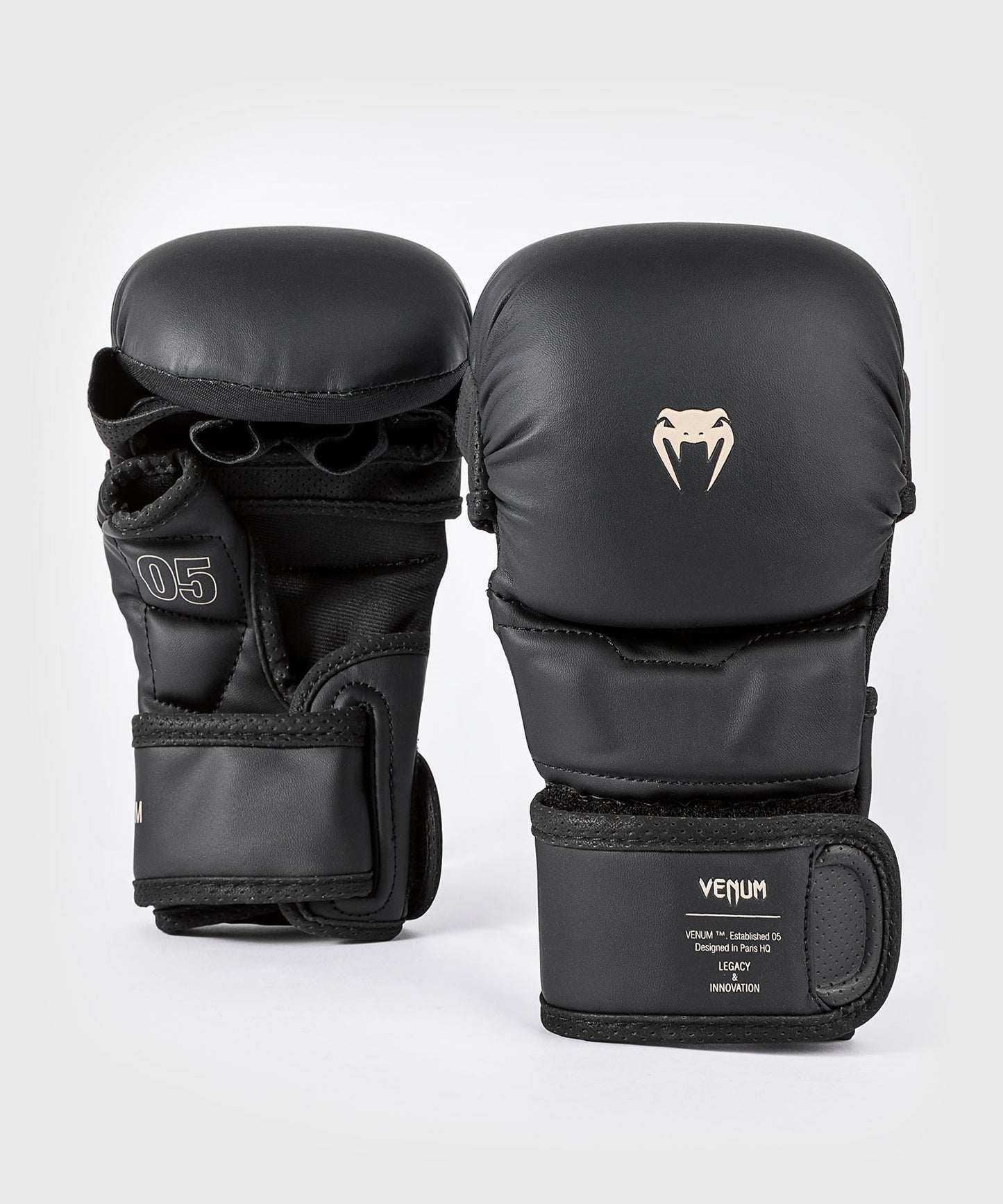 Venum Impact Evo Guanti da sparring MMA - Nero