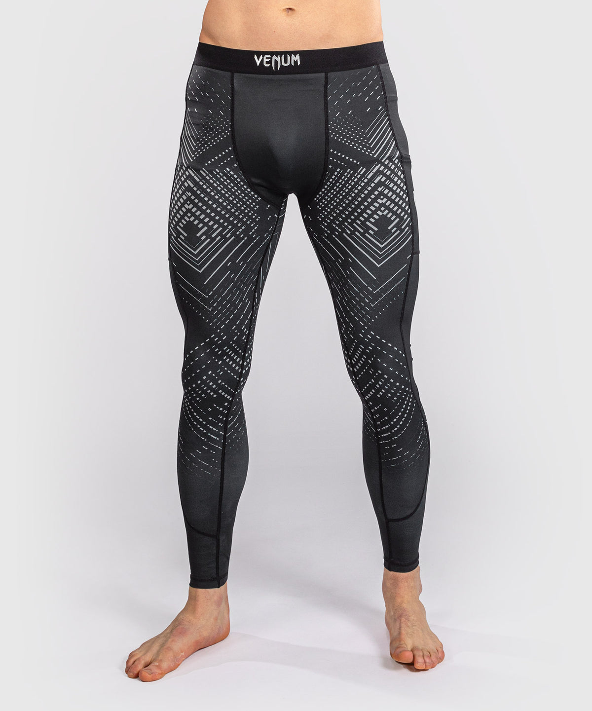 Venum Midnight Fury Spats – Nero/Grigio/Argento