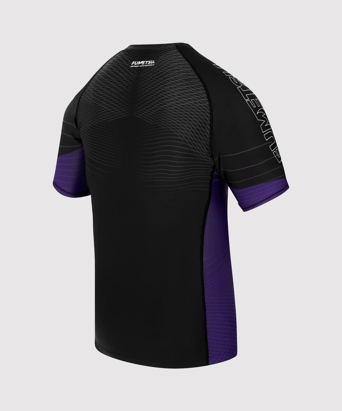 Fumetsu Competitor Mk2 Rashguard de Manga Corta - Negro/Violeta