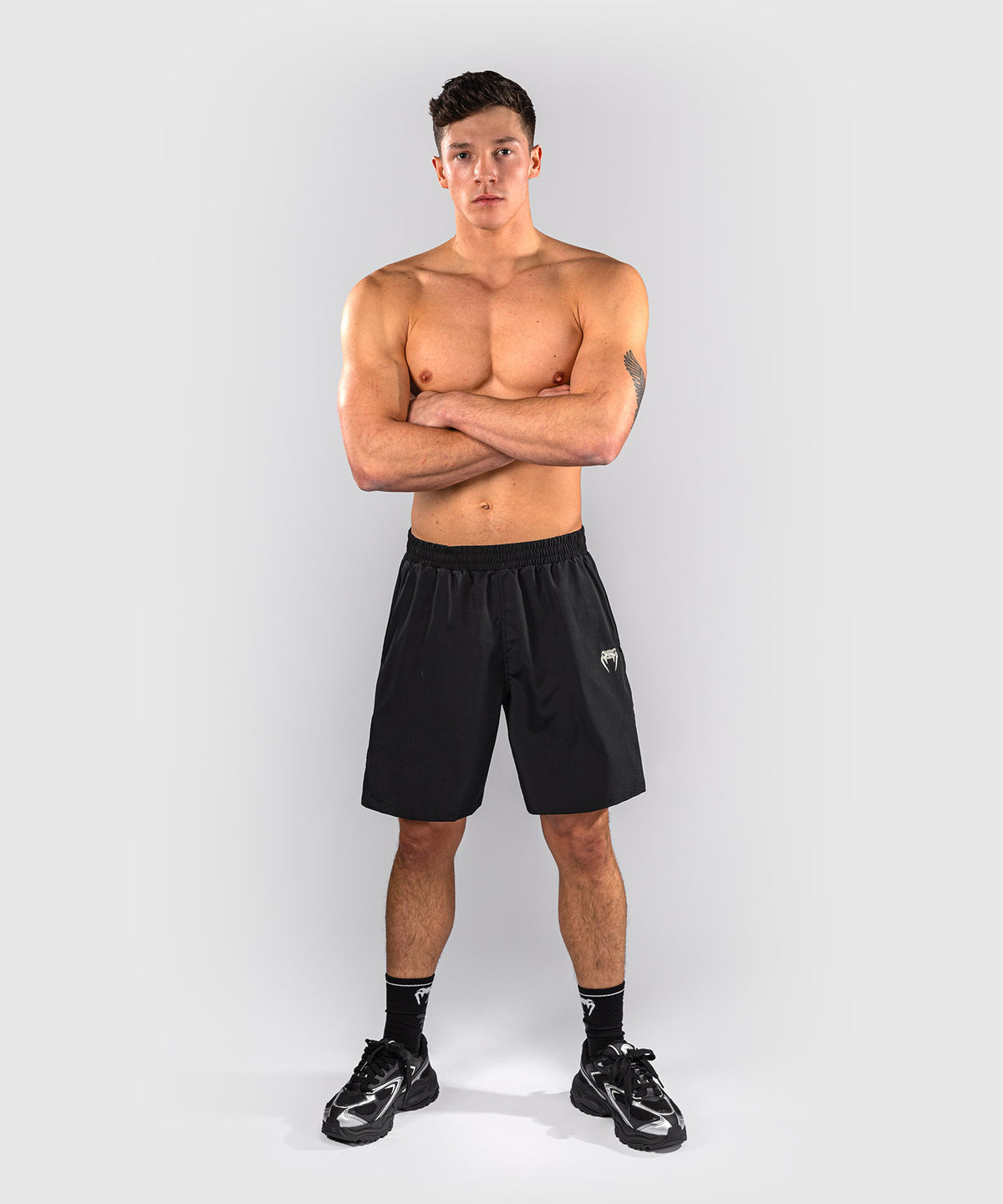Venum Lazer Training Shorts - Black/Grey