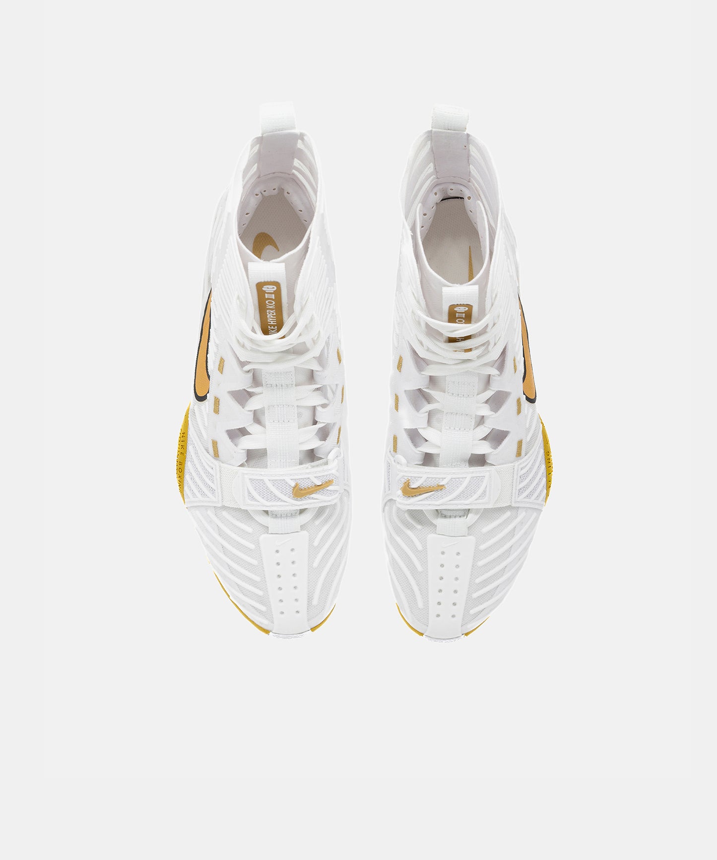 Nike Hyperko 3 Botas de Boxeo - Blanco/Oro