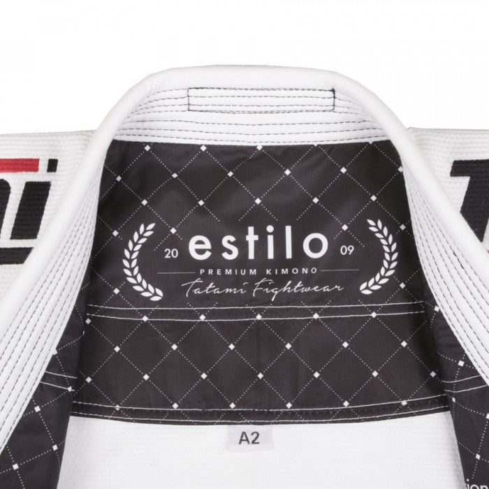 Tatami Fightwear Estilo 6.0 BJJ Gi Damen - Weiß/Schwarz