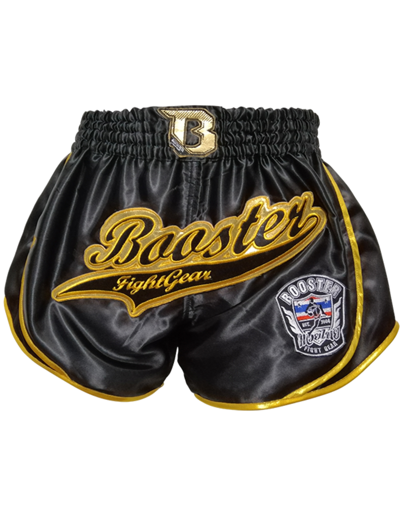 Booster Retro Slugger Guantes de Boxeo – Negro/Dorado