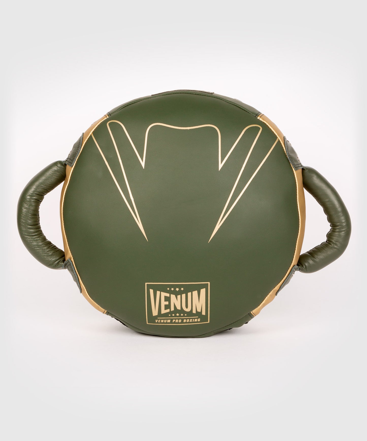 Venum Pro Boxing Escudo de Golpes Redondo – Caqui/Oro