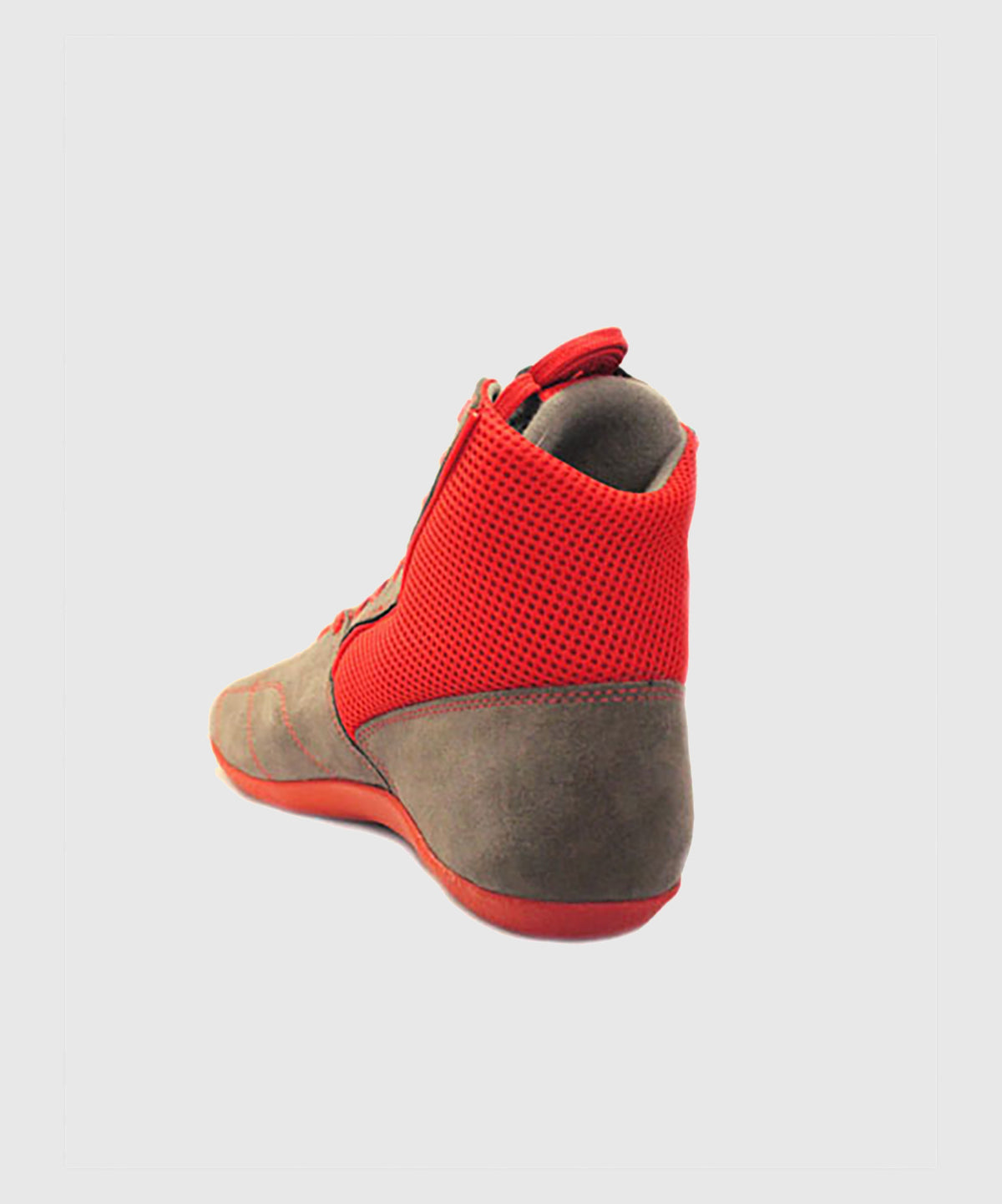 Chaussures de Boxe française Savate Rivat Boom - Gris/Rouge