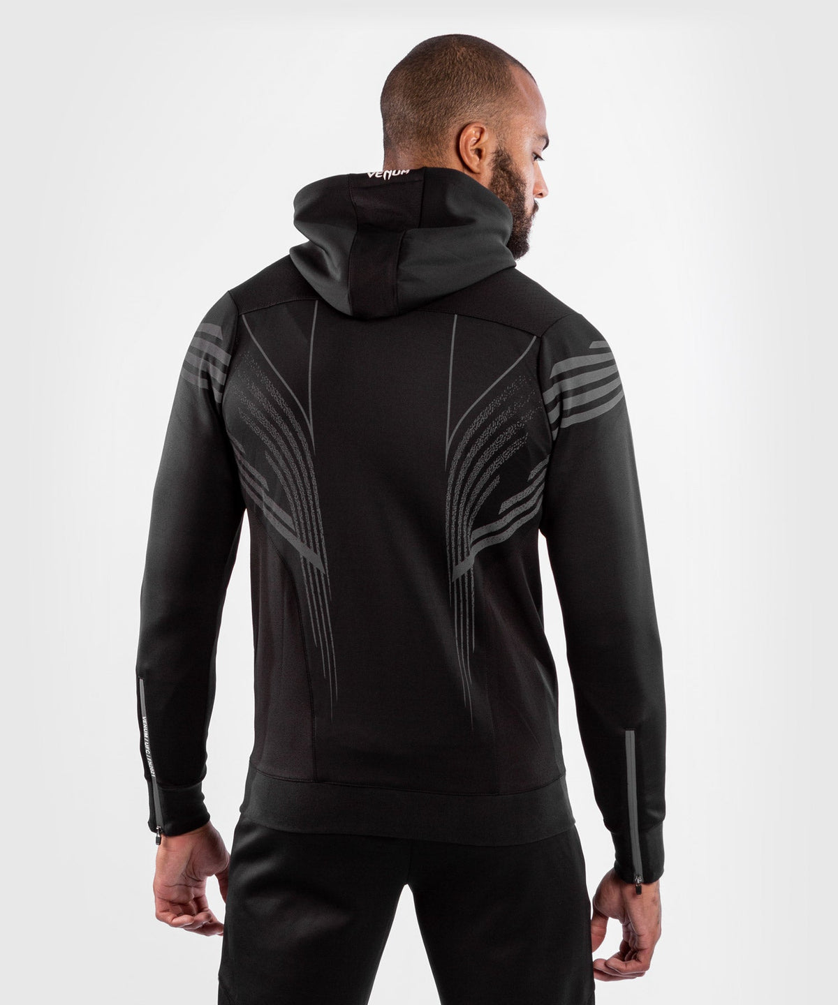 Men's UFC Hooded Sweatshirt Venum Authentic Fight Night - Black