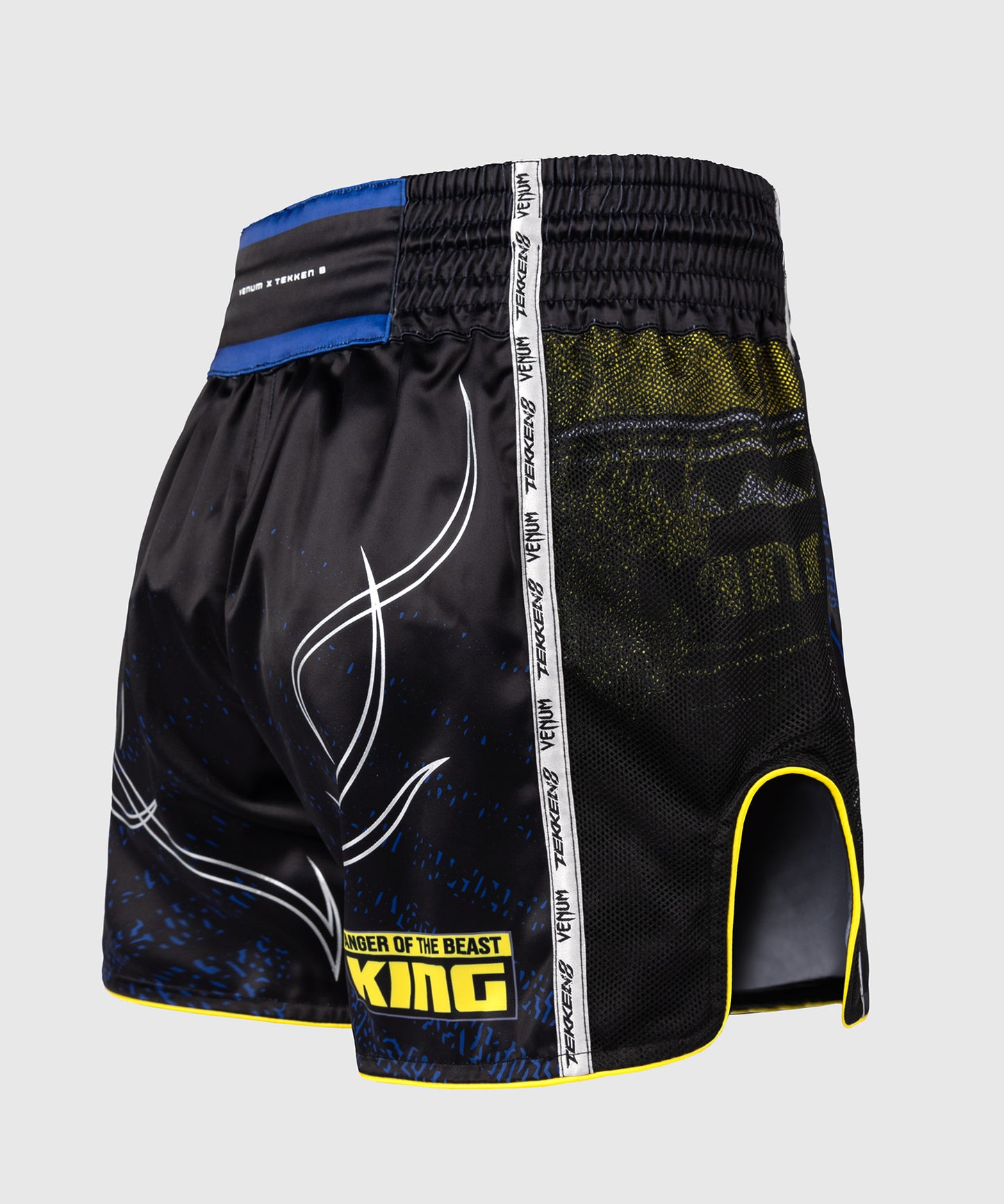 Venum x TEKKEN 8 Short de Muay Thai King - Negro/Amarillo