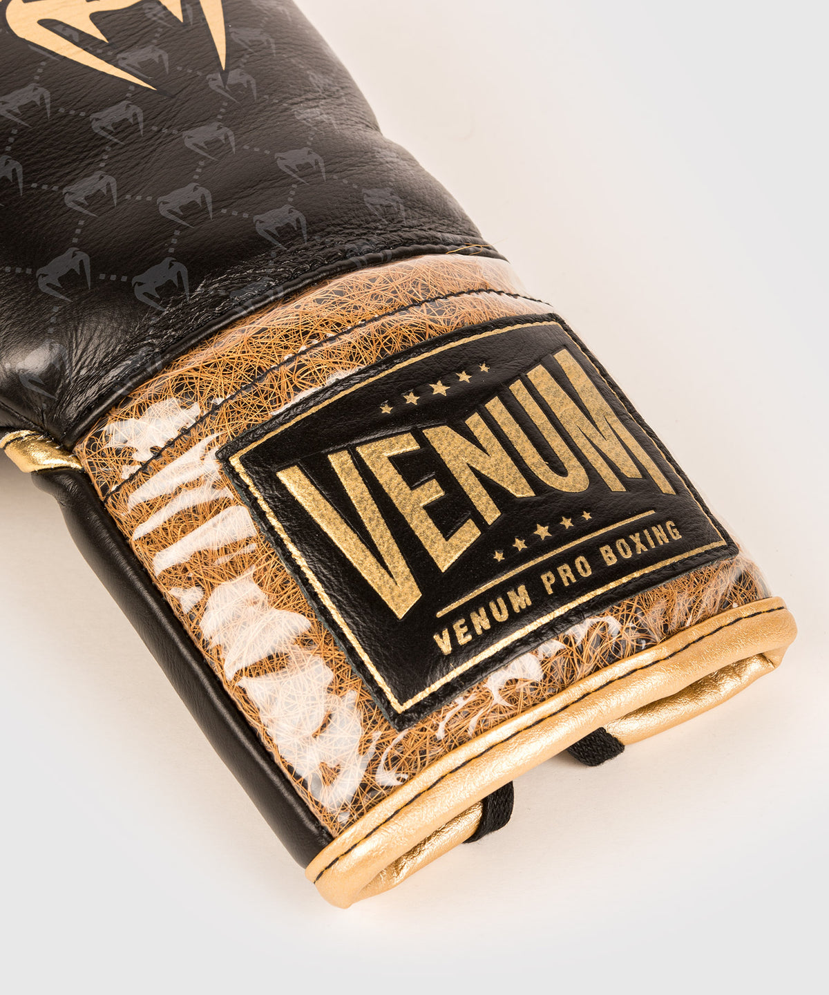 Gants de Boxe Pro avec Lacets Venum Coco Monogram - Noir Intense