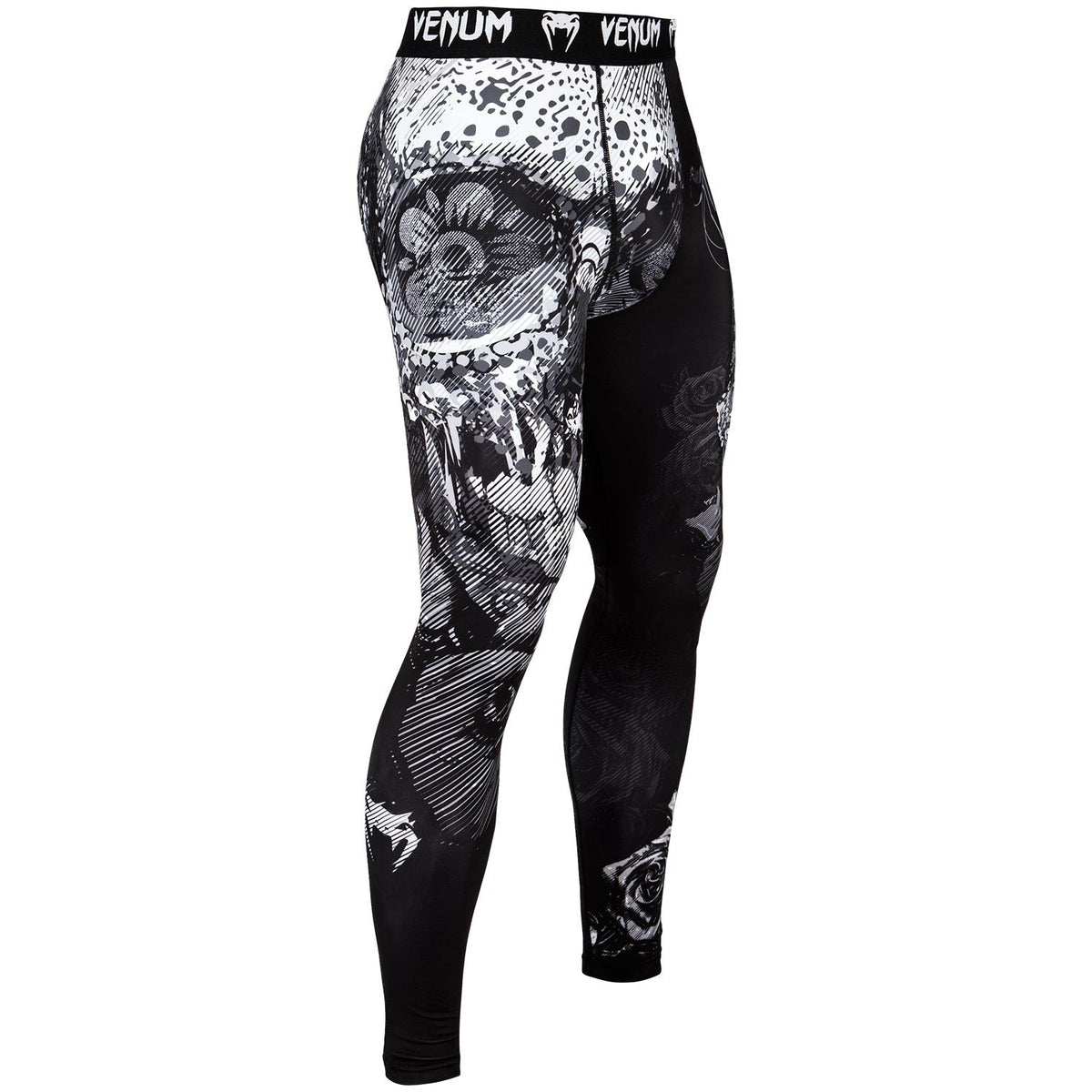 Pantalon de Compression Venum Santa Muerte 3.0 - Noir/Blanc
