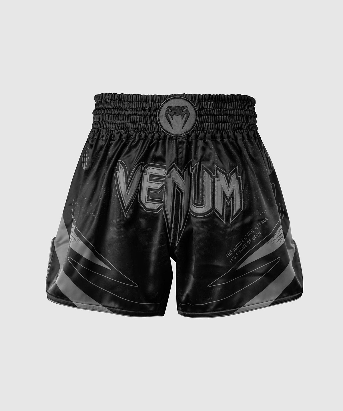 Venum Amazonia Reborn Pantaloncini da Muay Thai - Nero/Grigio