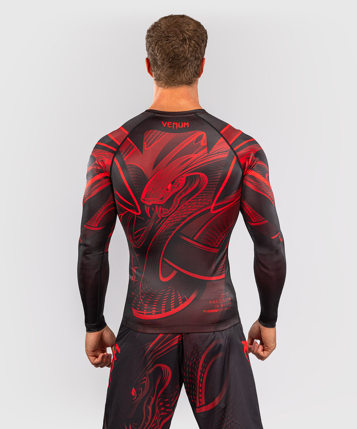 Venum Crimson Viper 2.0 Langarm-Rashguard - Schwarz/Rot