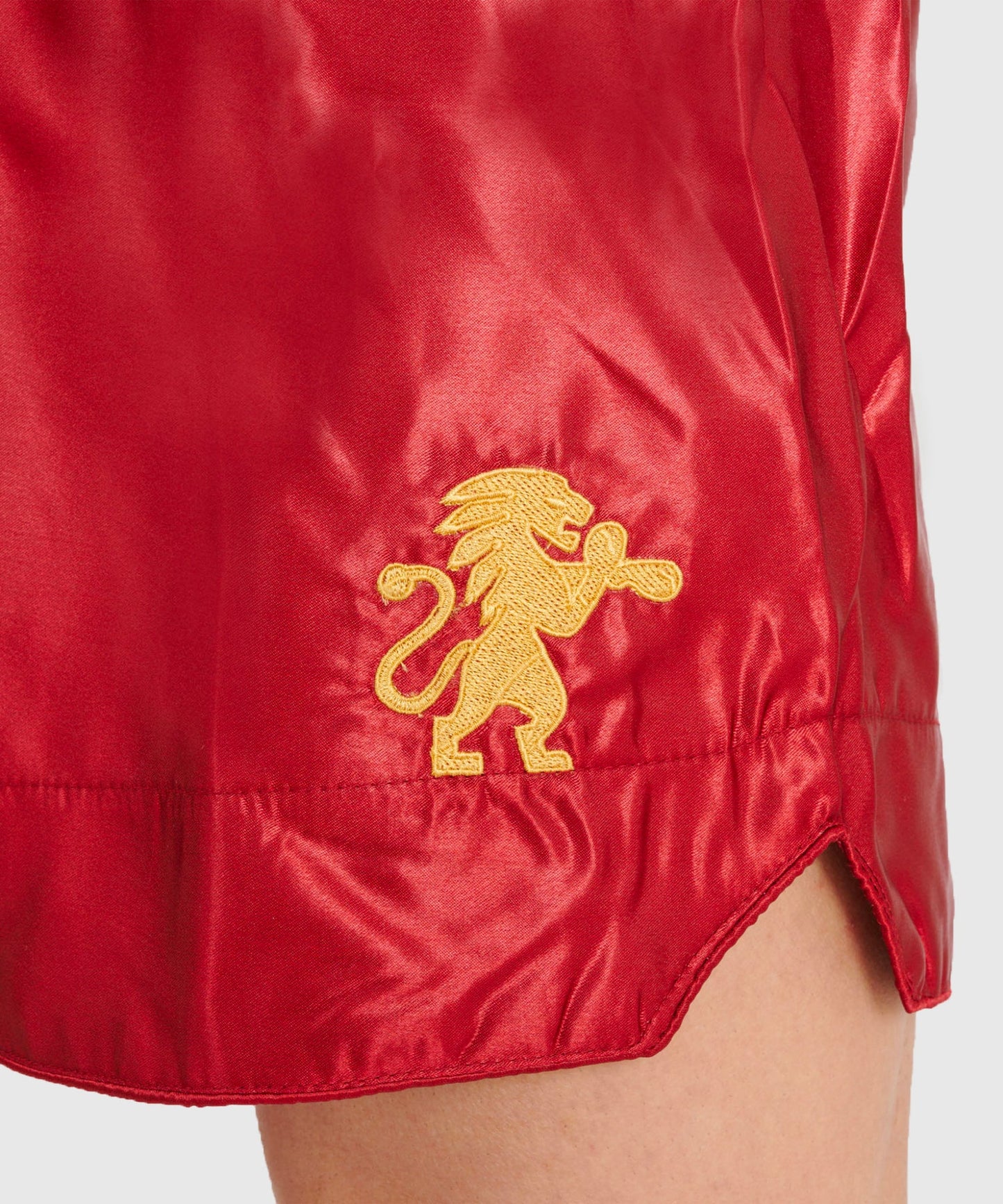 Leone Basic Muay Thai Shorts - Rot