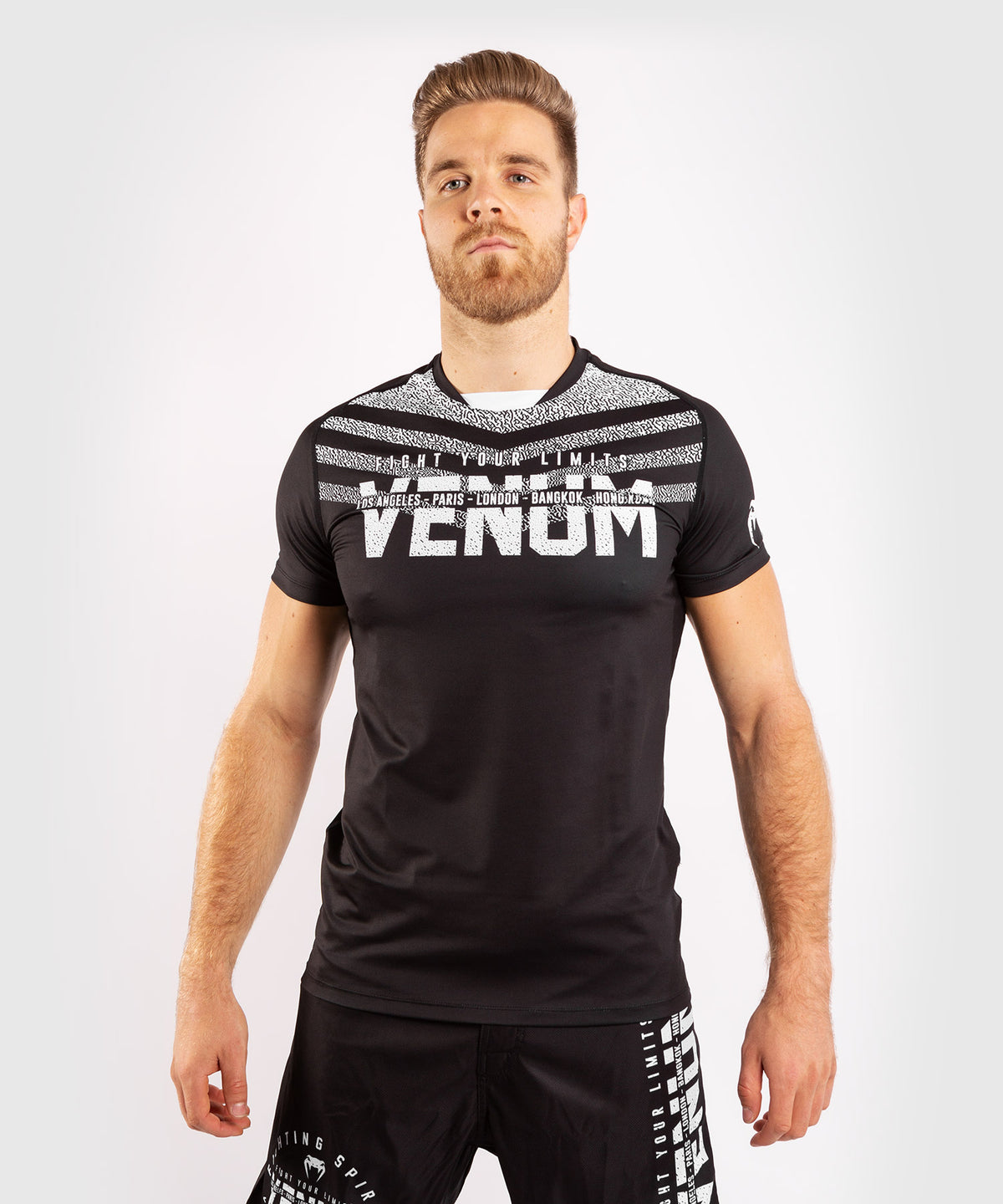 T-shirt Dry Tech Venum Signature - Noir/Blanc