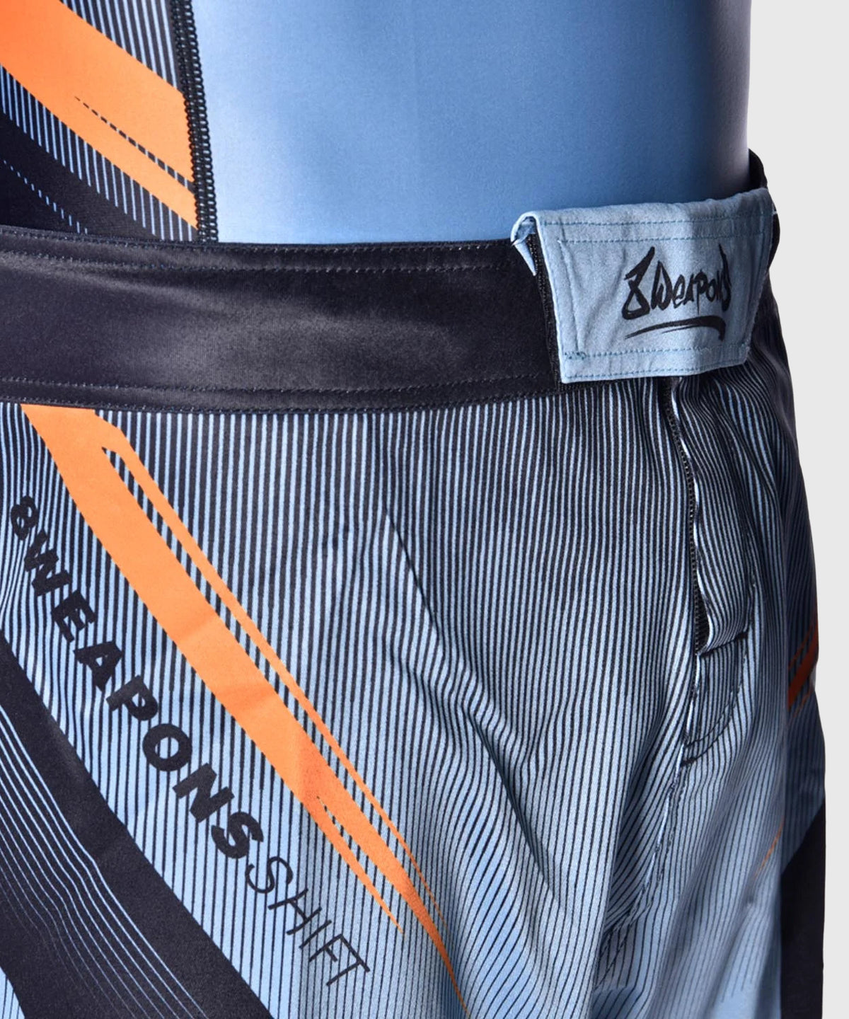 8 Weapons Shift Fightshorts - Azul/Negro/Naranja