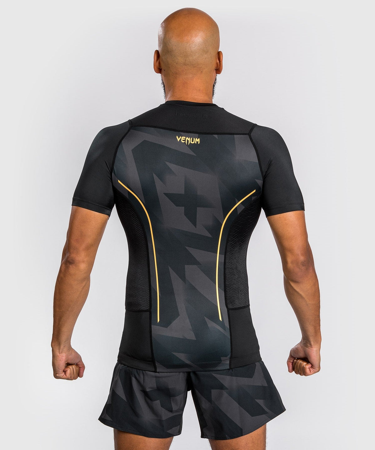 Venum Razor Rashguard - Kurzarm - Schwarz/Gold