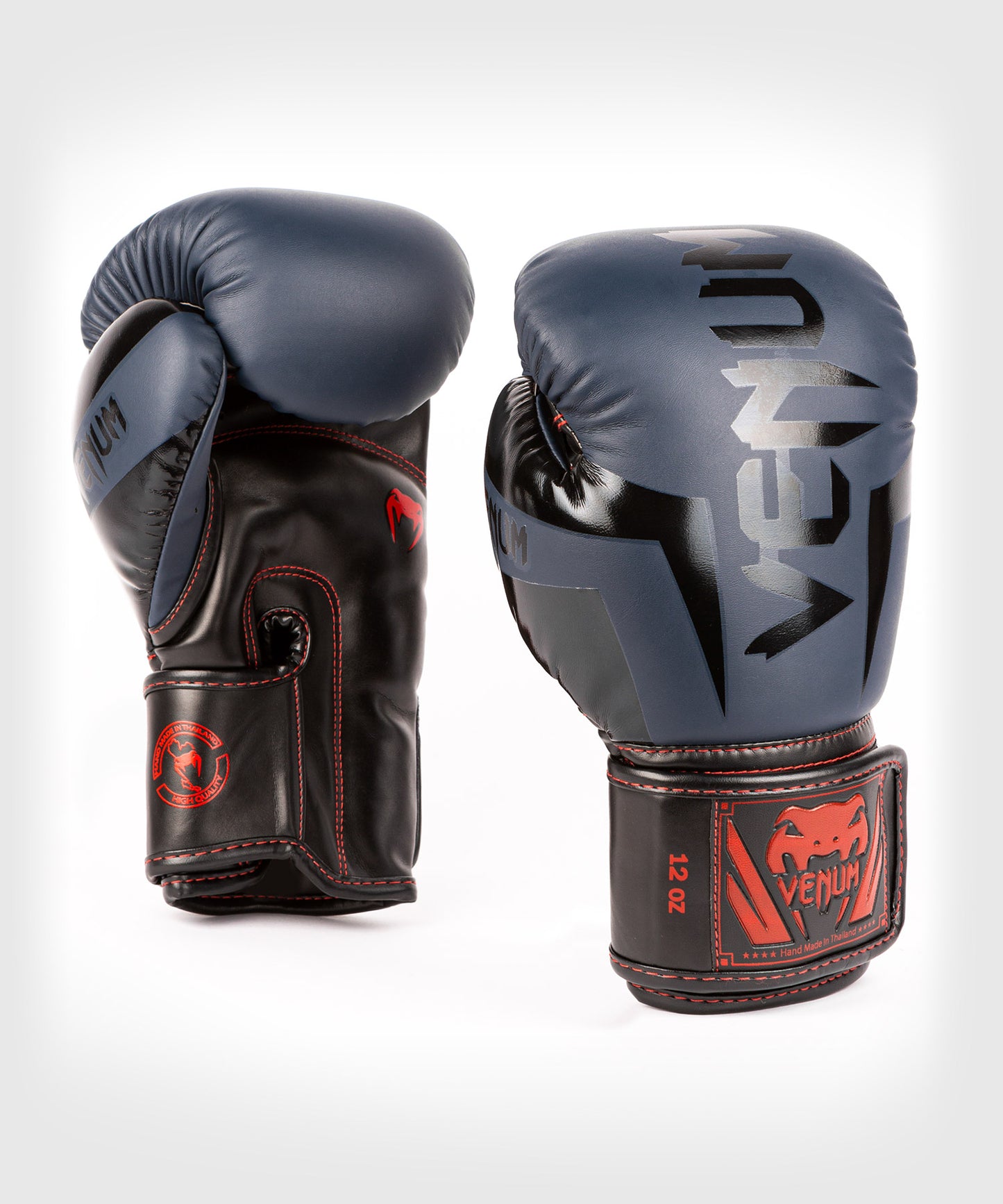 Venum Elite Boxhandschuhe - MarineBlauw/Schwarz-Rot