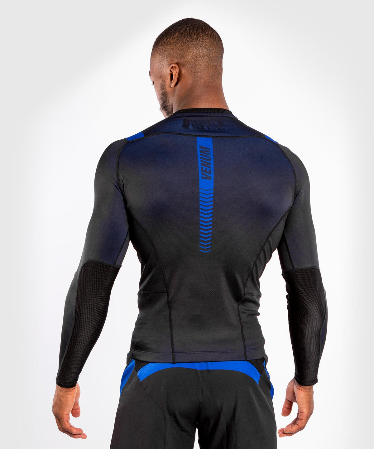 Camiseta de compresión Venum No Gi 3.0 - Manga larga - Negro/Azul