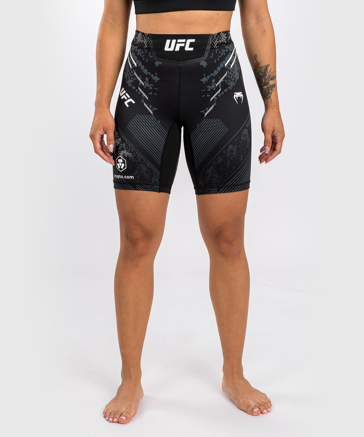 UFC Adrenaline by Venum Authentic Fight Night Pantaloncini Vale Tudo da Donna - Vestibilità Lunga - Nero