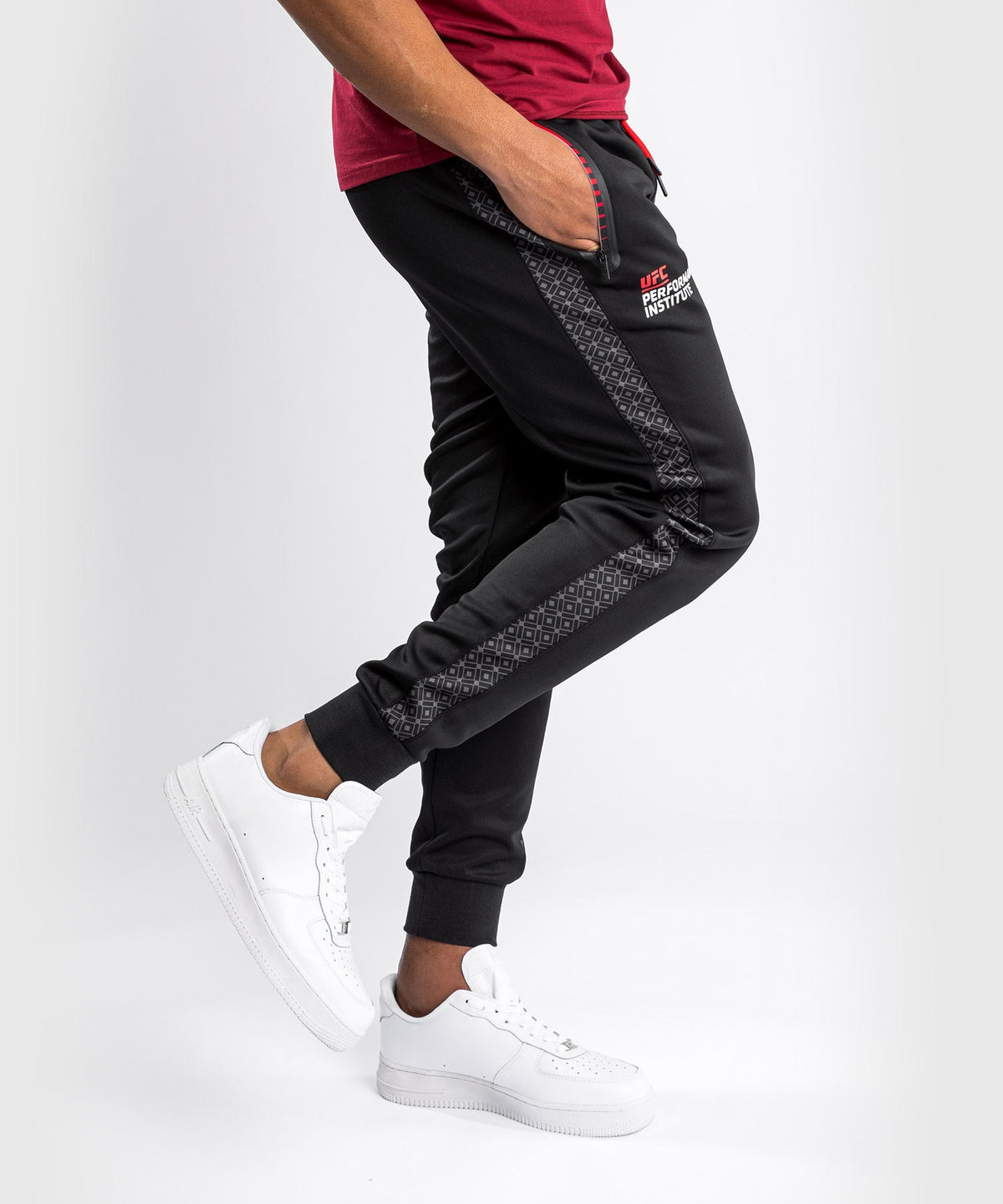 Venum Performance Institute UFC Jogginghose - Schwarz/Rot