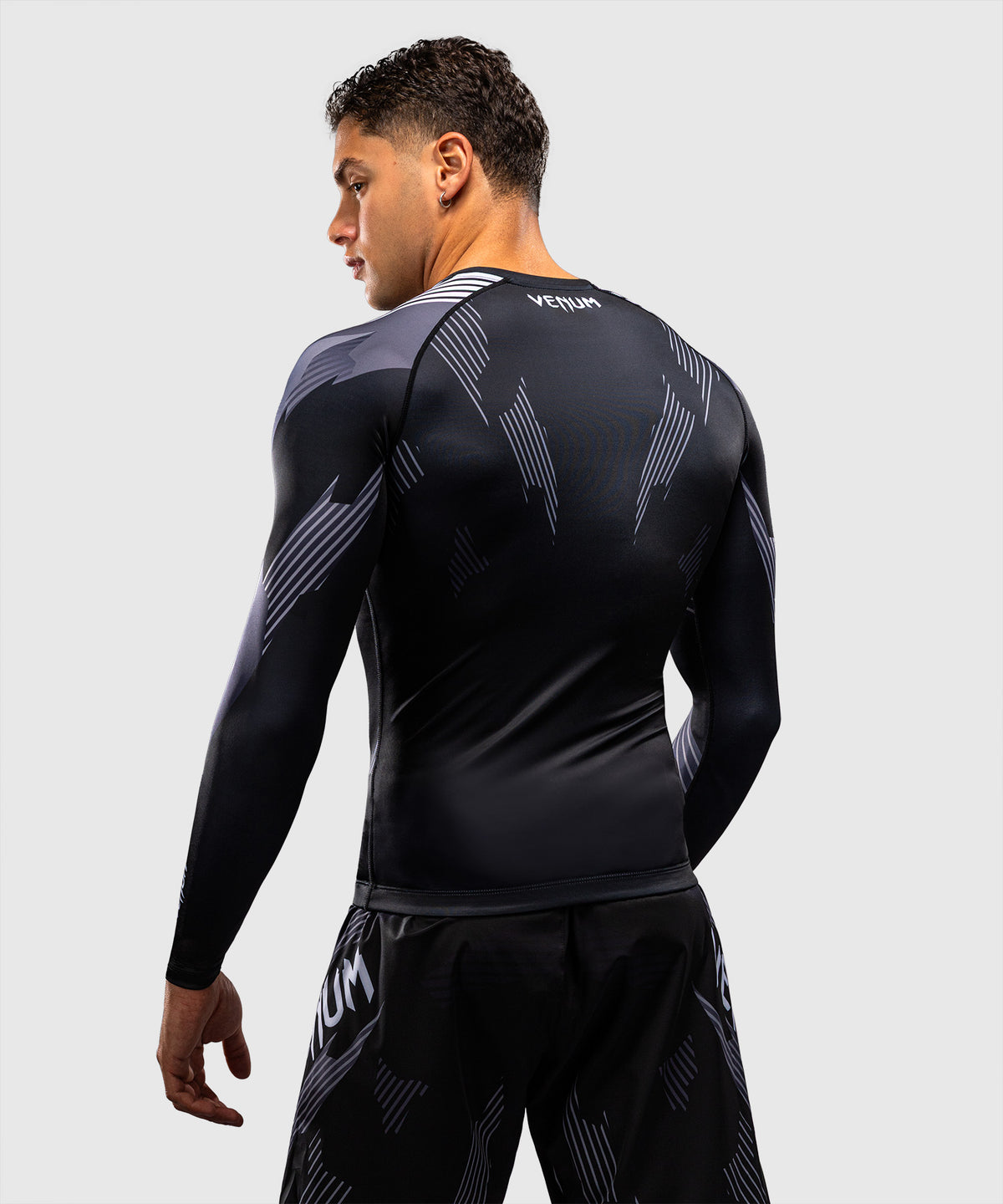 Rashguard à Manches Longues Venum No-Gi 6.0 - Noir/Blanc