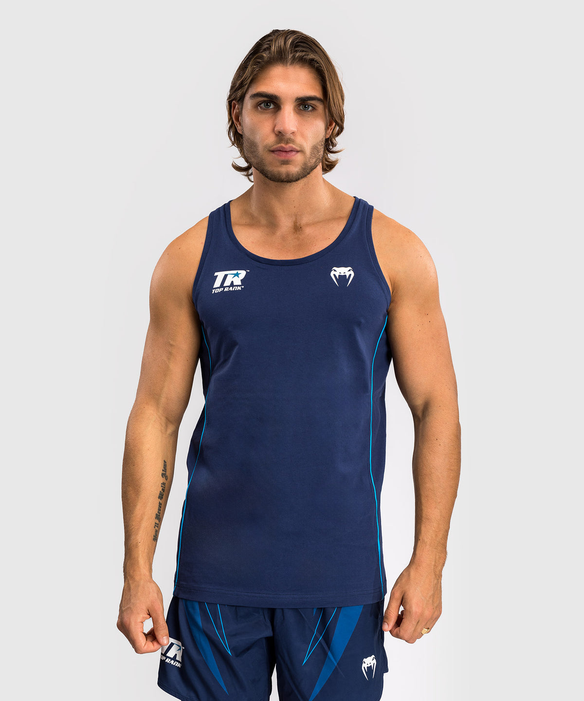 Venum x Top Rank Original Men's Tank Top - Navy Blue