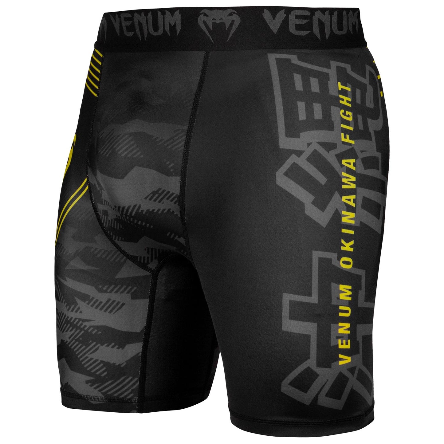 Pantaloni a compressione Venum Okinawa 2.0 - Nero/Giallo
