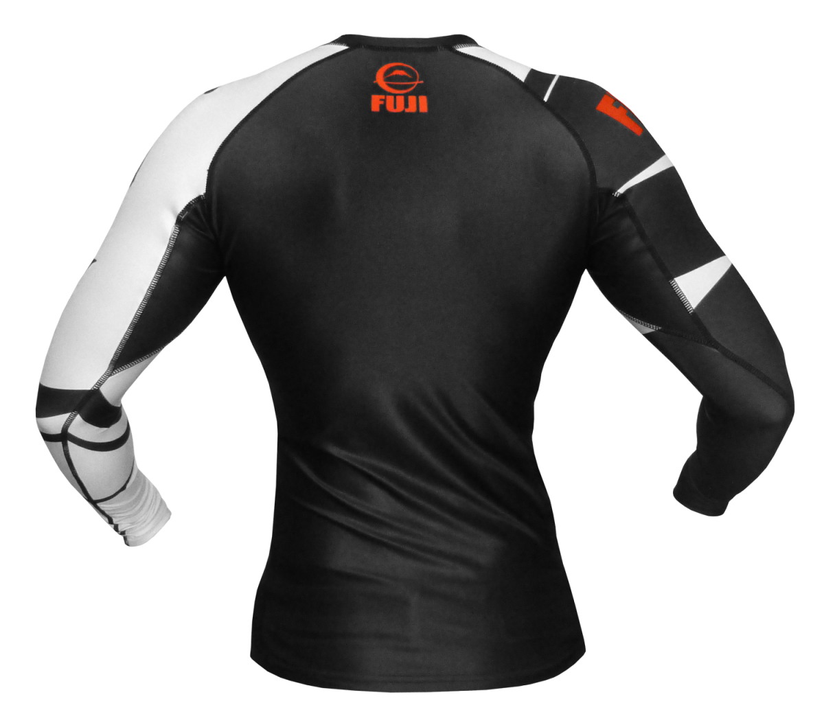 Fuji Sports Freestyle IBJJF Ranked Langarm-Rashguard - Schwarz