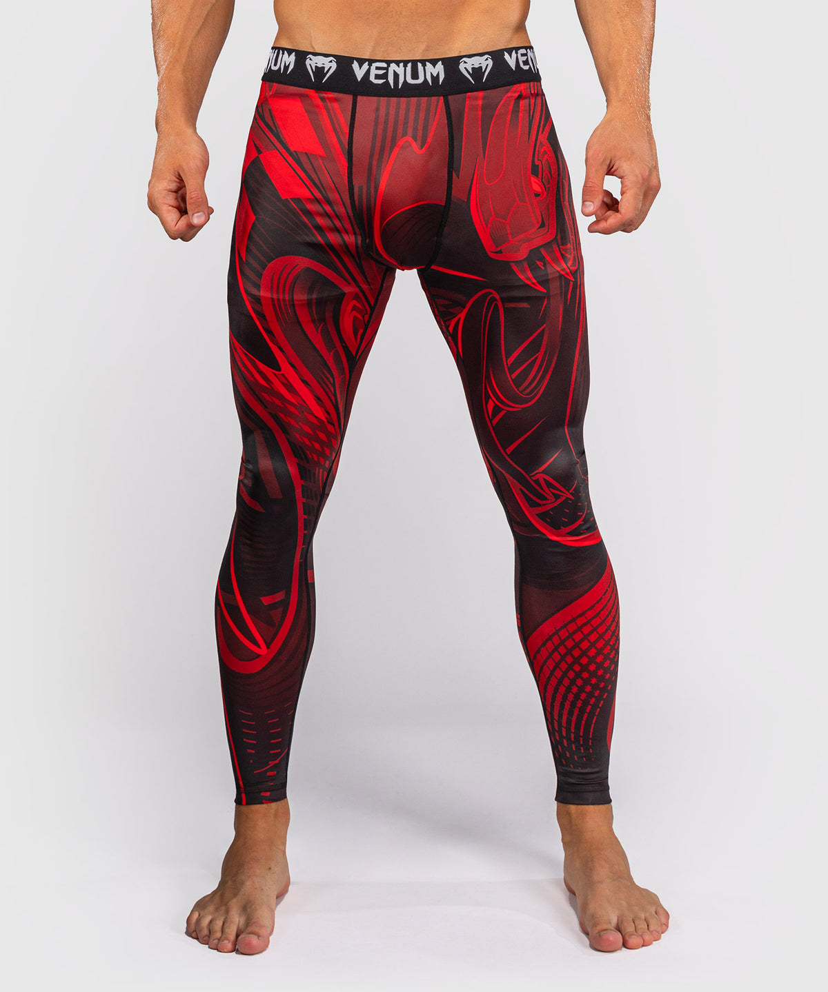 Venum Crimson Viper 2.0 Kompressionsleggings - Schwarz/Rot