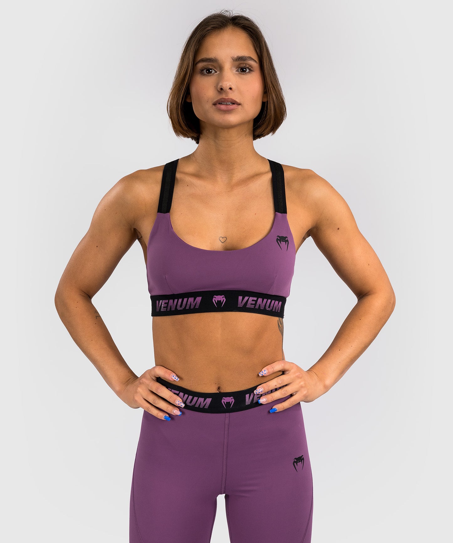 Venum Elevate Sport-BH für Frauen - Dusky Orchid