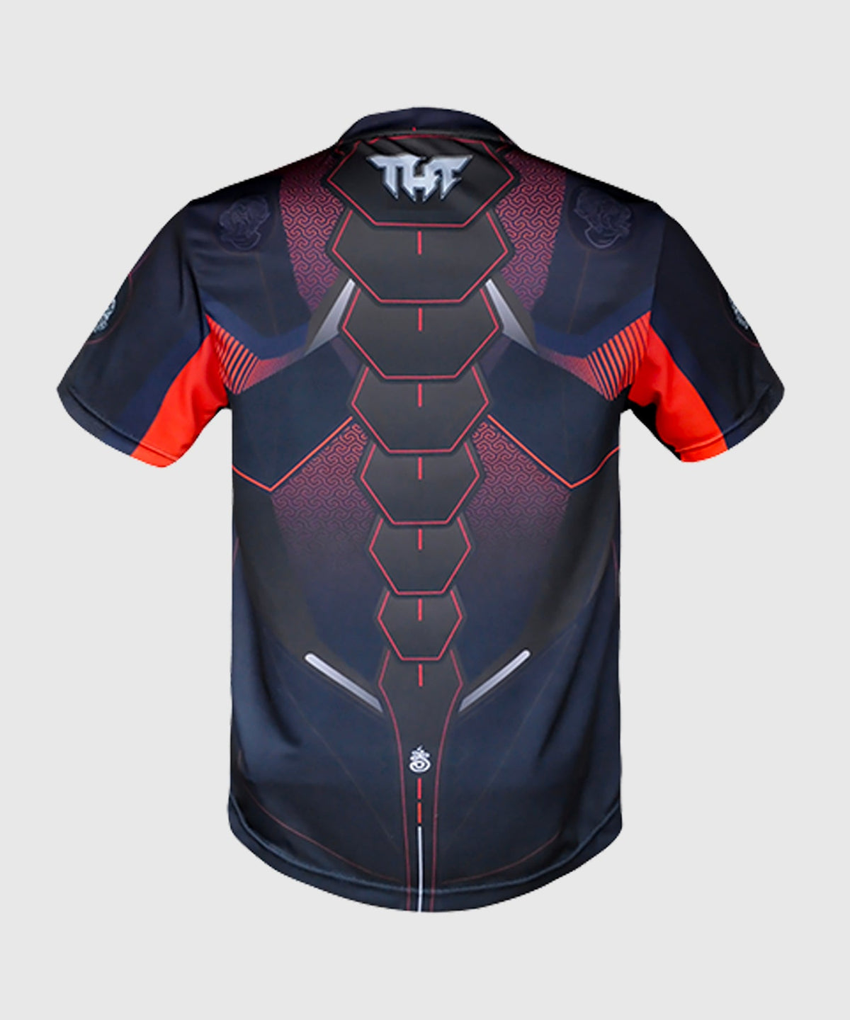 Tuff Dry Fit Twin Hanuman Heads Maglietta - Blu Notte