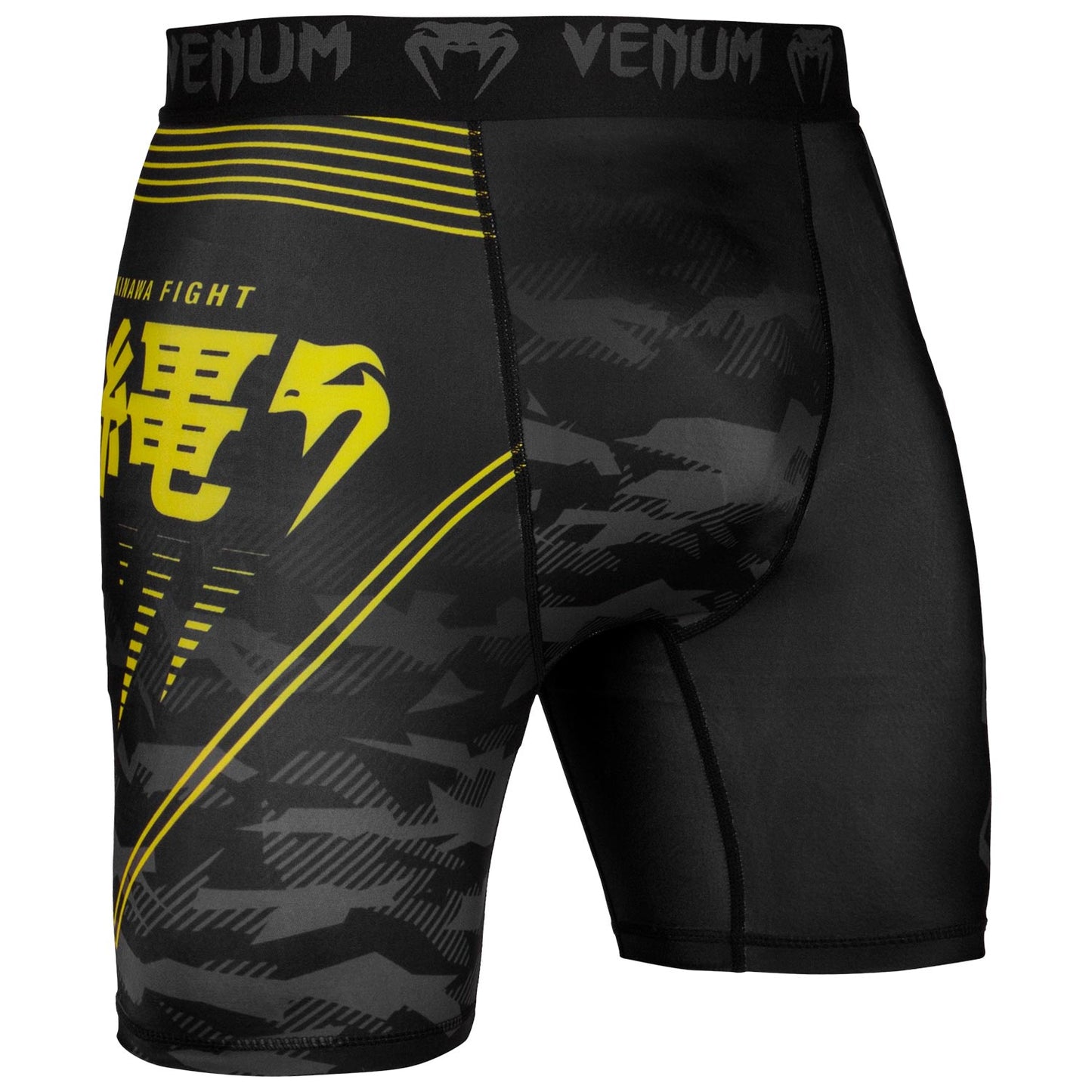 Pantaloni a compressione Venum Okinawa 2.0 - Nero/Giallo