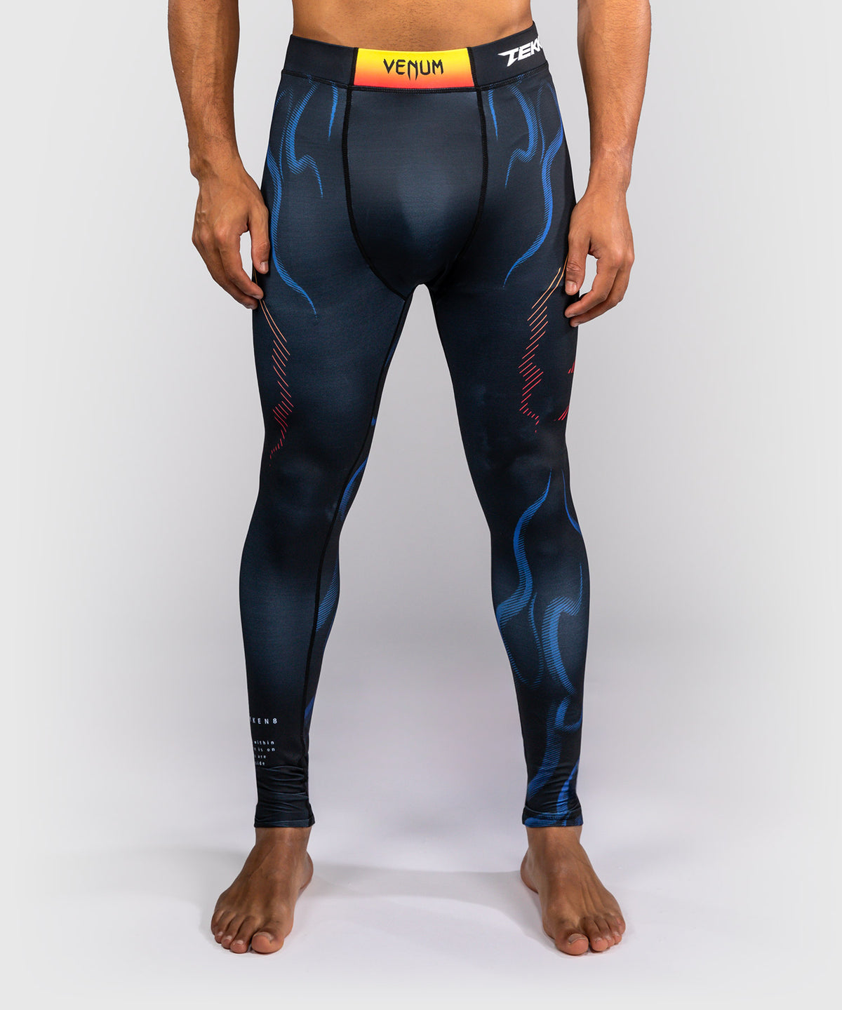 Venum x TEKKEN 8 Spats - Yoshimitsu - Nero/Arancione