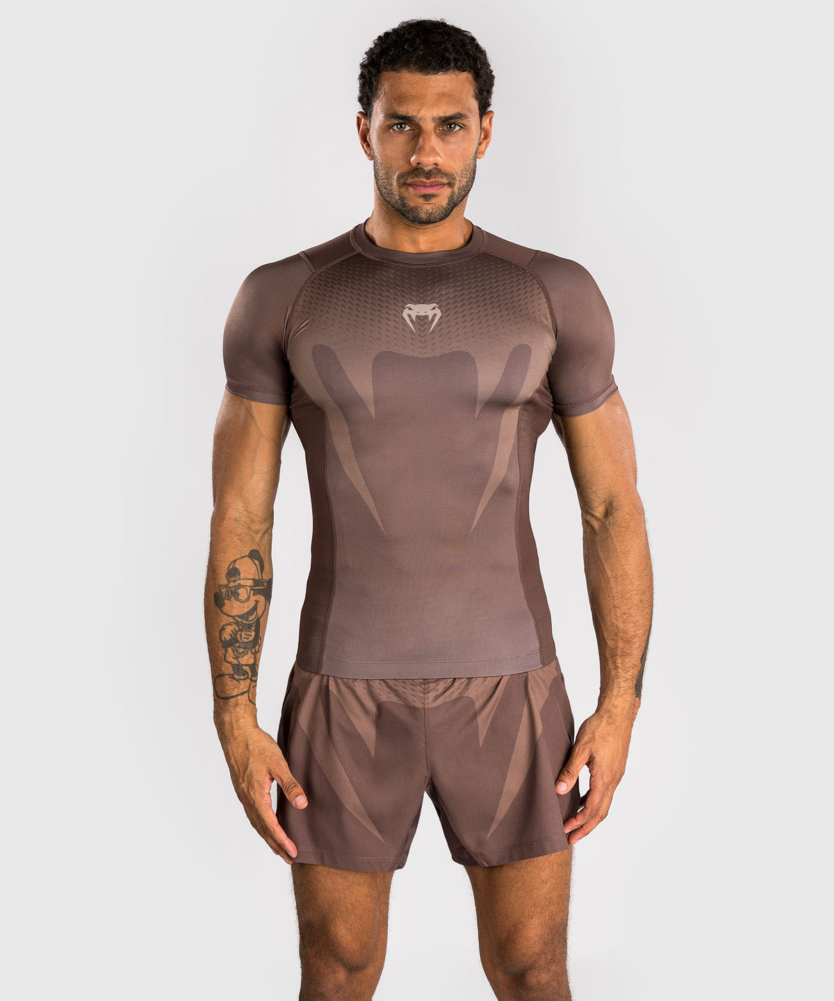 Venum No Gi Rashguards - Marrone Cioccolato